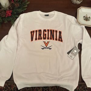 NWT University of Virginia classic sweatshirt from UVA bookstore Size Large